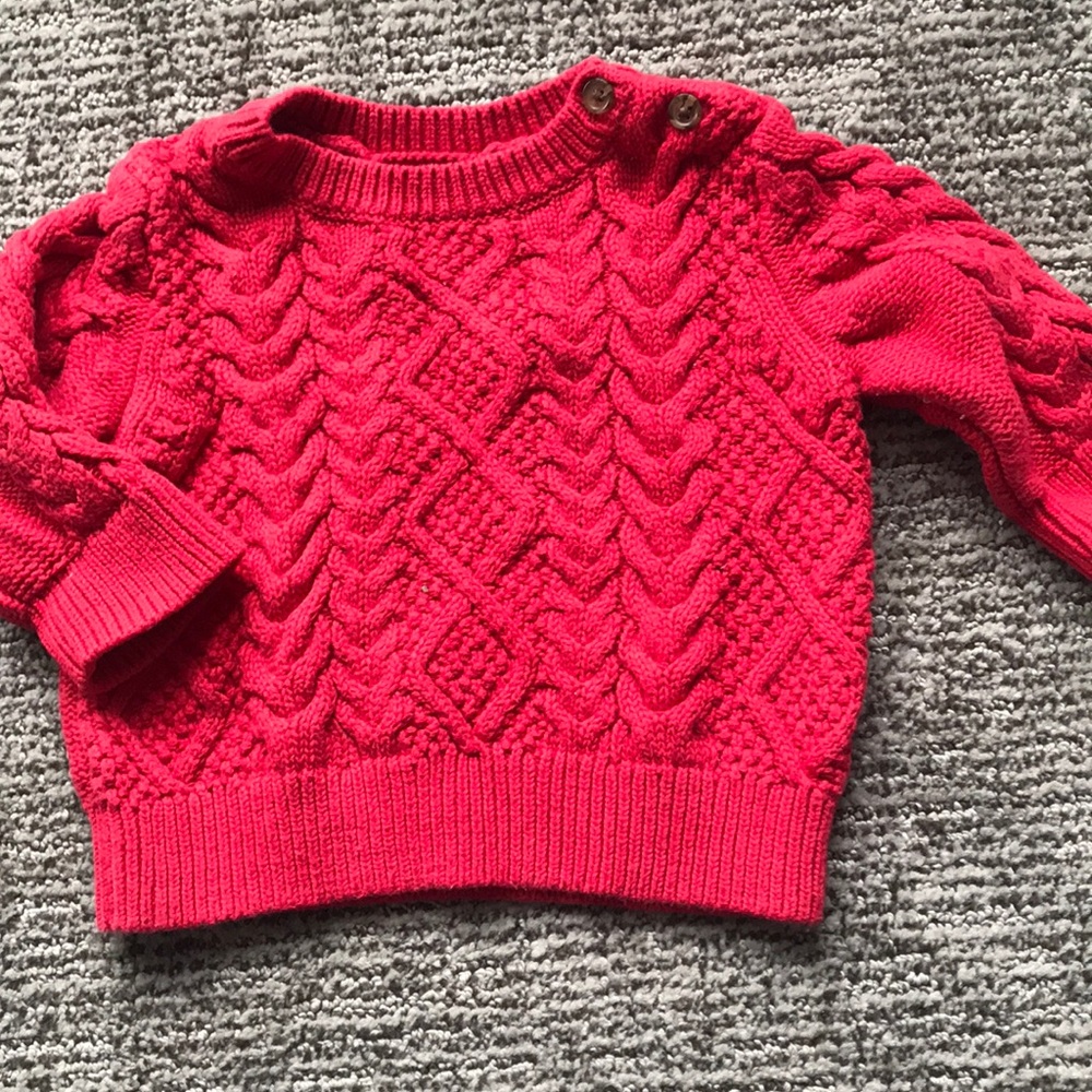 3-6 months Red baby Gap sweater